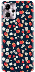 Husa din silicon compatibila cu Motorola Moto G23 - model Floral Colorat 
