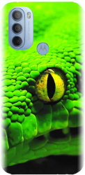 Husa din silicon compatibila cu Motorola Moto G31 / G41 - model Animal Eye 