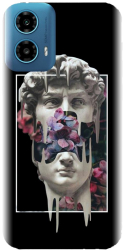 Husa din silicon compatibila cu Motorola Moto G34 5G - model Contemporary Art 1 