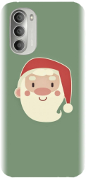 Husa din silicon compatibila cu Motorola Moto G51 5G - model Cute Santa Claus 