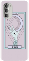 Husa din silicon compatibila cu Motorola Moto G51 5G - model Tarot Zodia Pesti 