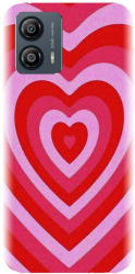 Husa din silicon compatibila cu Motorola Moto G54 - model PPG Heart Tunnel 