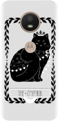 Husa din silicon compatibila cu Motorola Moto G6 - model Tarot The Emperor 