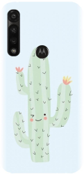 Husa din silicon compatibila cu Motorola Moto G8 Power - model Cactus 