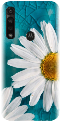 Husa din silicon compatibila cu Motorola Moto G8 Power - model Flower Power 