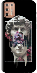 Husa din silicon compatibila cu Motorola Moto G9 Plus - model Contemporary Art 1 