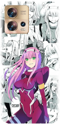 Husa din silicon compatibila cu Motorola Moto S30 Pro / Edge 30 Fusion - model Anime Zero Two 