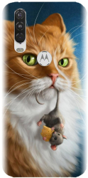 Husa din silicon compatibila cu Motorola One Action - model Traieste Clipa 