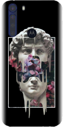 Husa din silicon compatibila cu Motorola One Fusion Plus - model Contemporary Art 1 