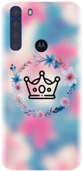 Husa din silicon compatibila cu Motorola One Fusion Plus - model Qeen 