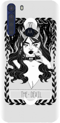 Husa din silicon compatibila cu Motorola One Fusion Plus - model The Devil 