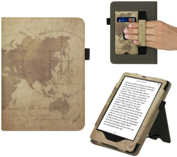 Husa kwmobile pentru Amazon Kindle Paperwhite 11 Piele ecologica Multicolor 57210.06 