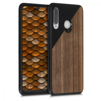 Husa pentru Huawei P30 Lite Lemn Maro 50827.02 