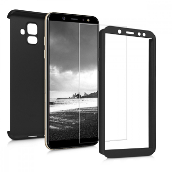 Husa pentru Samsung Galaxy A6 2018 Policarbonat Negru 46337.68 