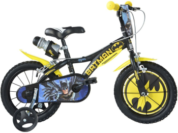 Bicicleta copii Dino Bikes 14 Batman are cateva zgarieturi mici 