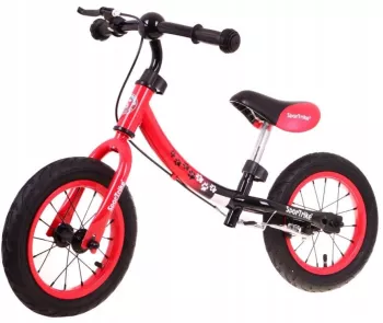 Bicicleta fara pedale cu cadru reversibil Boomerang WB-06 rosu 