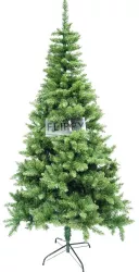 Brad artificial de Craciun clasic pentru interior/exterior inaltime 210 cm diametru 106 cm 663 ramuri Flippy verde suport metalic inclus 
