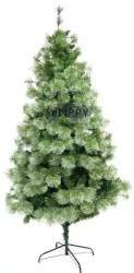 Brad artificial de Craciun tip pin pentru interior/exterior inaltime 180 cm 626 ramuri Flippy verde suport metalic inclus 