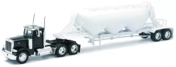 Camion diecast Peterbilt 379 cu trailer pentru marfa 
