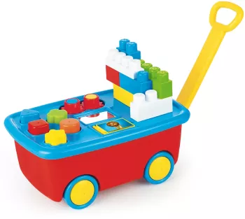 Carucior cu activitati color 18x40x26.5 cm - Dolu 