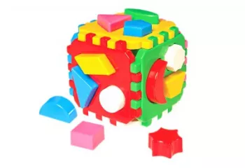 Cub educational TechnoK sortator de forme geometrice 
