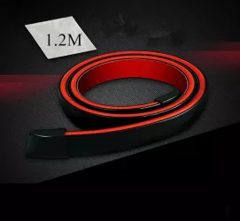 Eleron auto cu lampa stop frana suplimentara pentru autoturisme 12V 120cm Negru 