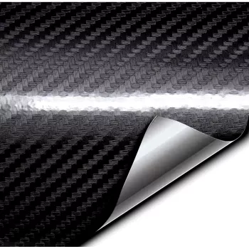 Folie colantare auto Carbon 5D Lacuit Negru 3m x 1 52m 