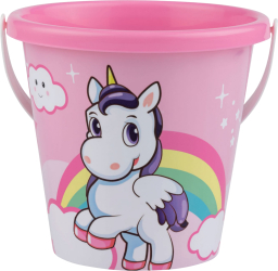 Galetusa unicorn pentru apa si nisip diametru 17 cm inaltime 16 cm 