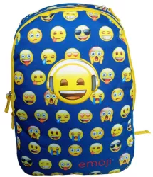 Ghiozdan Emoji bleu 