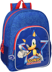 Ghiozdan scoala 42 cm Sonic Lets Roll 