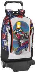 Ghiozdan The Simpsons cu troler 44 cm 