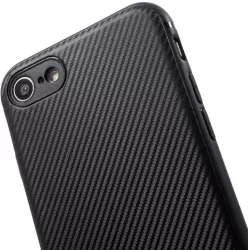 Husa Apple iPhone 7 IPAKY Carbon Fiber Negru 