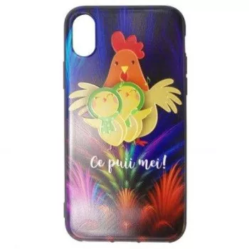 Husa Apple iPhone 7 Multicolor Mesaj Pui 