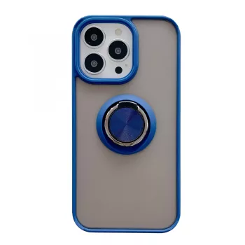 Husa de protectie Flippy compatibila cu Apple iPhone 13 Defender cu prindere inel Albastru 