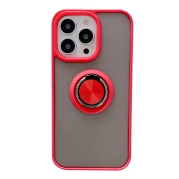 Husa de protectie Flippy compatibila cu Apple iPhone 13 Defender cu prindere inel Rosu 