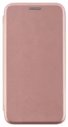 Husa de protectie Flippy compatibila cu Samsung Galaxy A32 5G Magnet Book Case Roz-Auriu 
