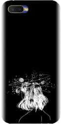 Husa din silicon compatibila cu Oppo R17 Neo - model Line Art Dreamer 
