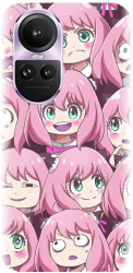 Husa din silicon compatibila cu Oppo Reno 10 - model Anime Anya 