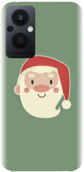 Husa din silicon compatibila cu Oppo Reno 7Z 5G - model Cute Santa Claus 