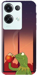 Husa din silicon compatibila cu Oppo Reno 8 Pro 5G Global - model None Of My Business 