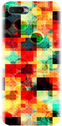 Husa din silicon compatibila cu Oppo RX17 Neo - model Colorful Abstract 
