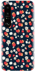 Husa din silicon compatibila cu Sony Xperia 1 III - model Floral Colorat 