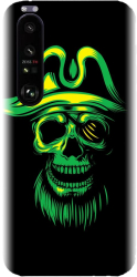 Husa din silicon compatibila cu Sony Xperia 1 III - model Pirate Skull 