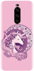 Husa din silicon compatibila cu Sony Xperia 1 - model Purple Unicorn 