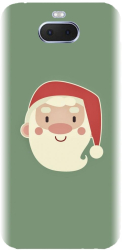 Husa din silicon compatibila cu Sony Xperia 10 Plus - model Cute Santa Claus 