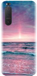 Husa din silicon compatibila cu Sony Xperia 5 II - model Ocean 