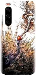 Husa din silicon compatibila cu Sony Xperia 5 - model Death Note 