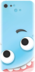 Husa din silicon compatibila cu Sony Xperia E3 - model Cute Blue 