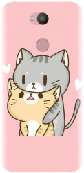 Husa din silicon compatibila cu Sony Xperia L2 - model Kitty Love 