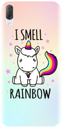 Husa din silicon compatibila cu Sony Xperia L3 - model I smell rainbow 